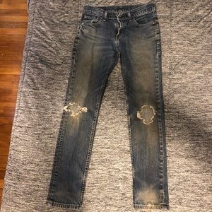 Levi's Jeans, ripped knees
